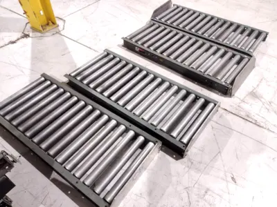 Used Hytrol Medium Duty Gravity Roller Conveyor LOT OF 95 FT Roller Conveyors Michigan US | Maverick Industrial Sales #1398692