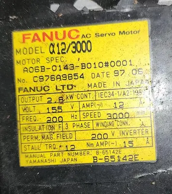 USED FANUC A06B-0143-B010 #0001