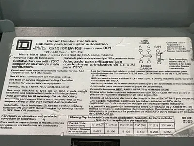 Used GENERAL ELECTRIC UHTRS101BGE Electrical Boxes Ohio US | HGR 24 #1272555