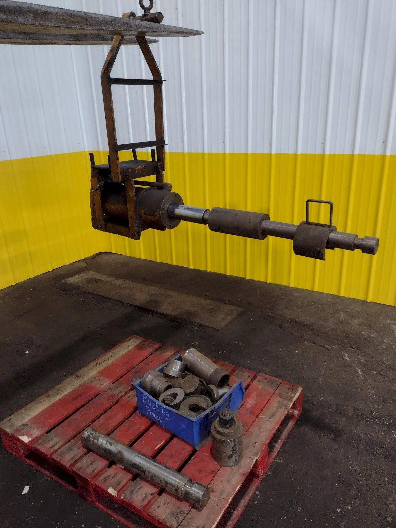 3" DROTT MOBILE HYDRAULIC BUSHING / TRACK PINS PRESS WITH TOOLING: STOCK #19036