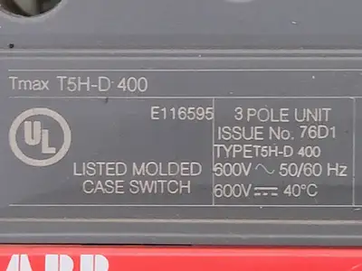 USED ABB T5H-D 400