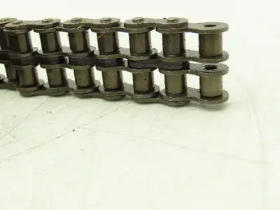 Diamond #40 Double Roller Chain Riveted 0.500 Pitch 10' Box & Master Link
