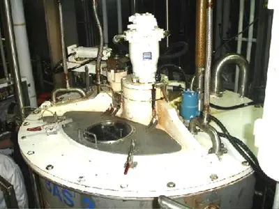 Ketema Mark III 48 x 30 perforate basket centrifuge, 316L SS.