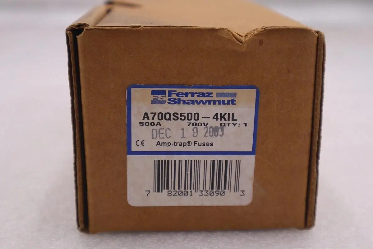 NEW FARRAZ SHAWMUT A70QS500-4KIL / A70QS5004KIL AMP-TRAP FUSES STOCK 3543