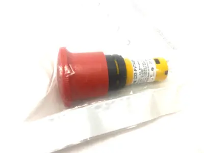 NEW EATON EMERGENCY STOP PUSHBUTTON 45MM ROTATE RELEASE RED