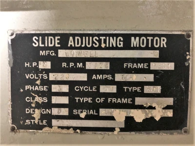 USED MINSTER MINSTER S2-150-60-48 PRESS