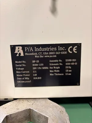 2023 NIDEC MINSTER No. 6 Presses O.B.I. | Global Machine Brokers, LLC (7)