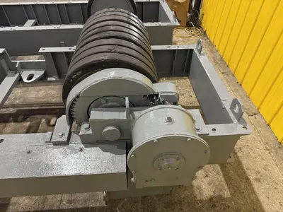 120 TON (240,000 LBS) RANSOME PANDJIRIS POWERED TANK TURNING ROLLS, POWER & IDLER: STOCK #23144