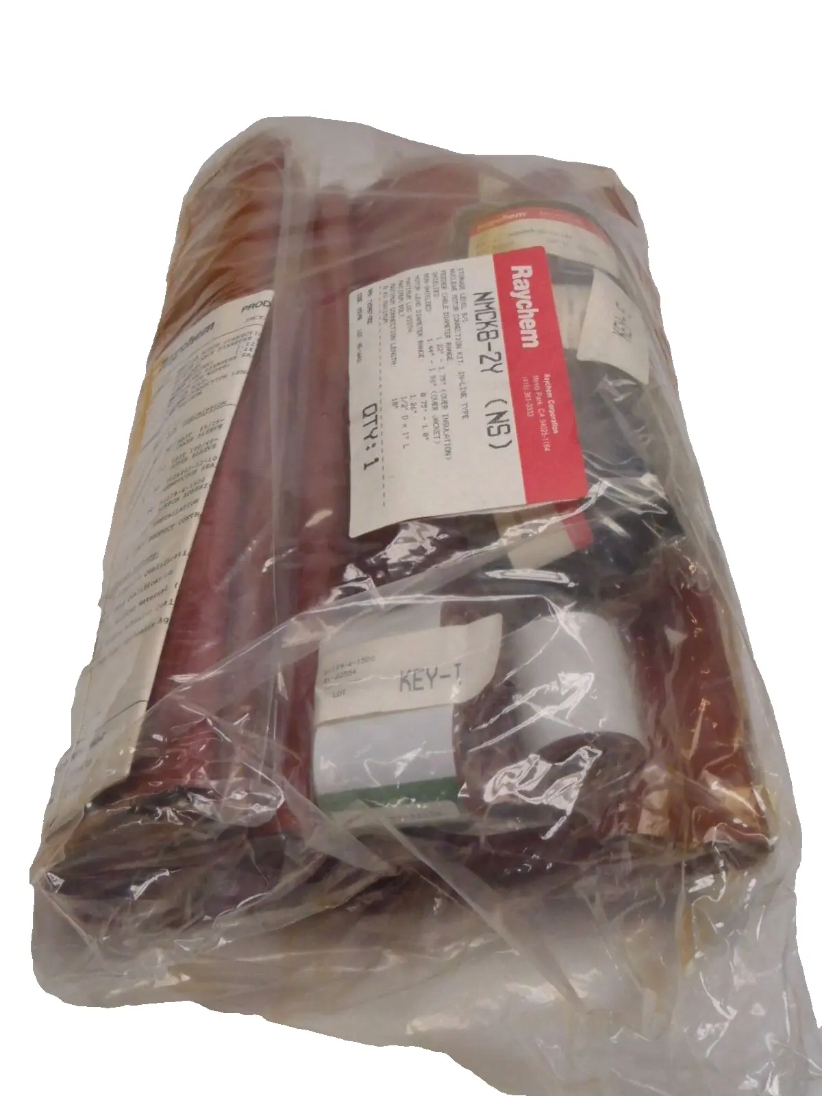 USED RAYCHEM NUCLEAR MOTOR CONNECTOR KIT IN-LINE TYPE