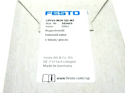 NEW FESTO CPV10-M1H-5JS-M7 SOLENOID VALVE 161415 CPV10M1H5JSM7