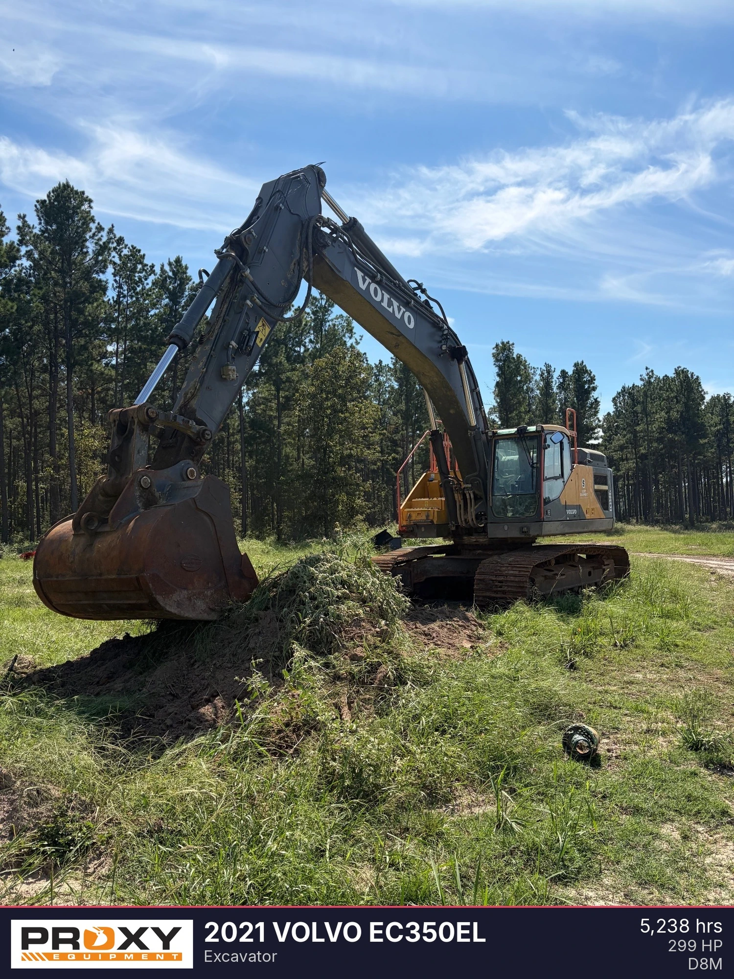 Used 2021 VOLVO EC350EL Crawler Excavators Texas US | Proxy Equipment #1663654