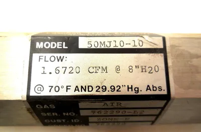 NEW MERIAM INSTRUMENT 50MJ10-10 LAMINAR FLOW ELEMENT 50MJ1010