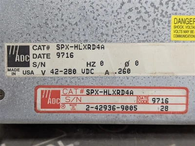ADC SPX-HLXRD4A Soneplex HDSL Module 2-42936-9005 Rev. 28 Used