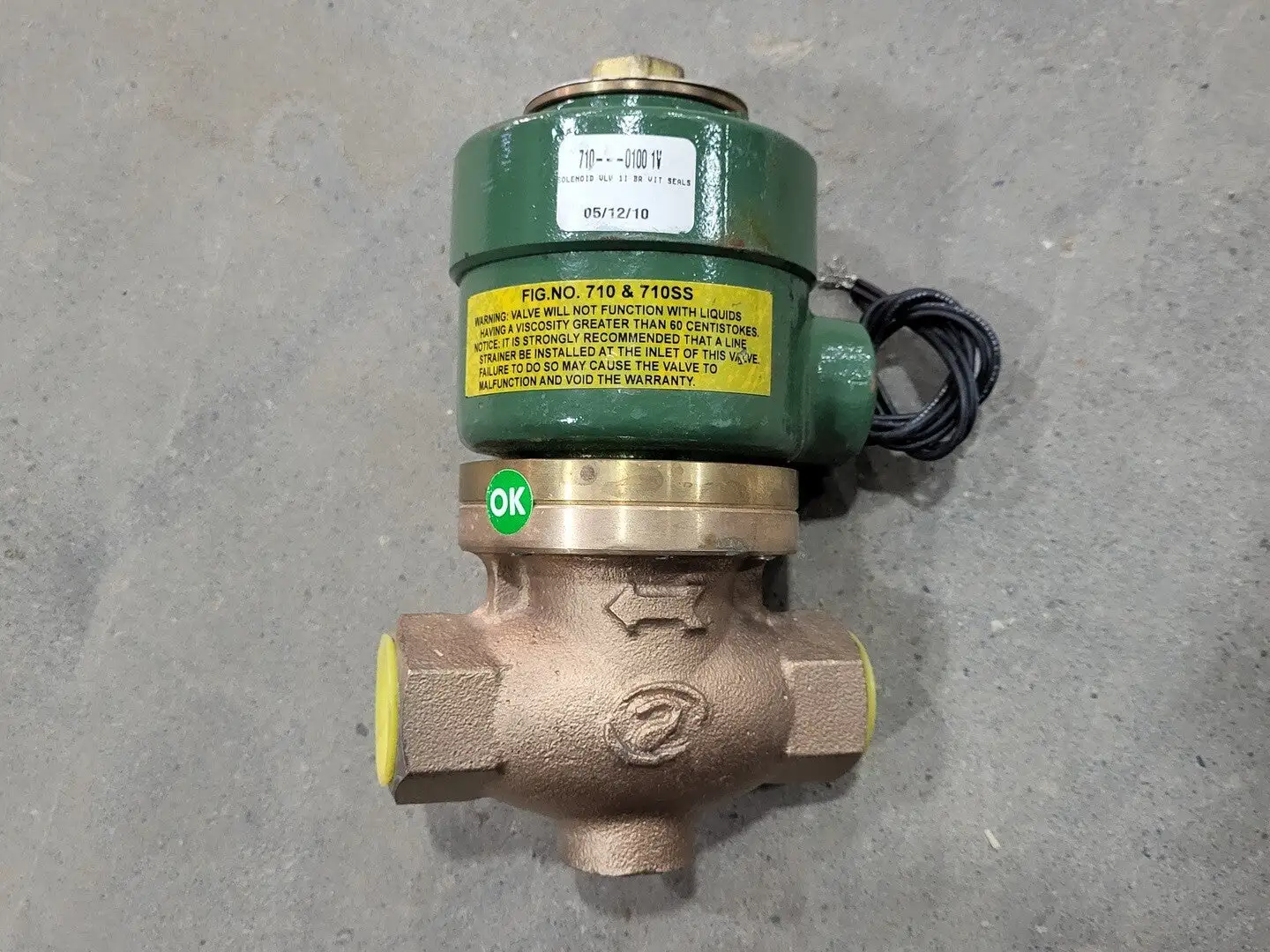 USED SOLENOID SOLUTIONS 710-01001V