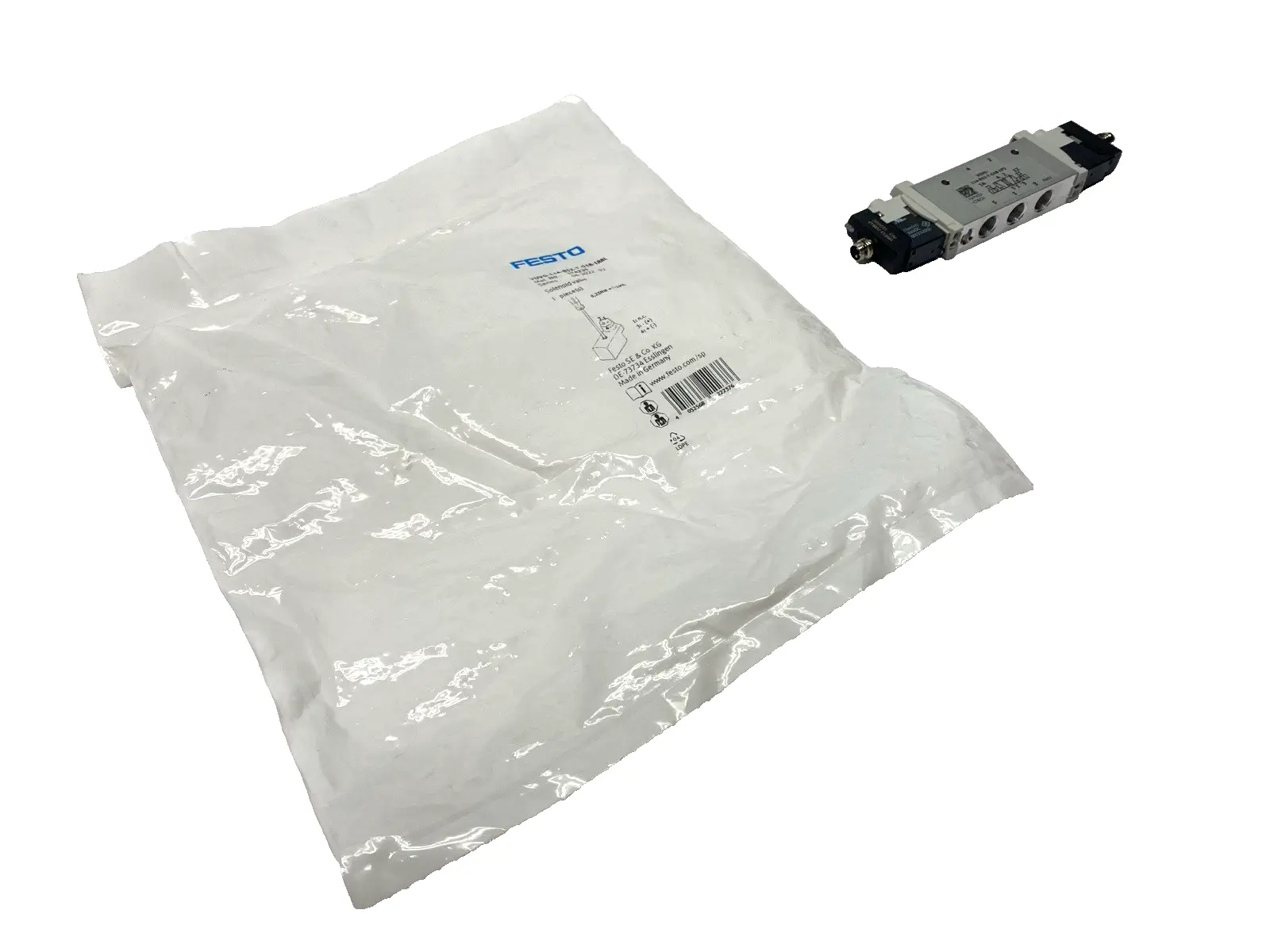 New | in-Stock Festo Pneumatic Solenoid Valve 5/2-Way 24VDC 574230 Solenoid Valves Michigan US | Maverick Industrial Sales #1391532