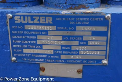 USED INGERSOLL RAND 3X10DAH-14
