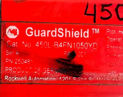 Allen Bradley 450L-B4FN1050YD /A Guardshield (8.3.3)