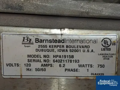 USED Barnstead Barnstead Hot Plate, Model HPA1915B