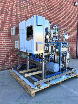 NEW CENTEC EMULSIFICATION SKID 10 GPM W/ 2 - 200L TANKS, FRISTAM FSP POWDER MIXER