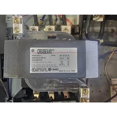 Used 50HP NEMA Size 3 Combination Motor Starter 100 AMP GE Controller