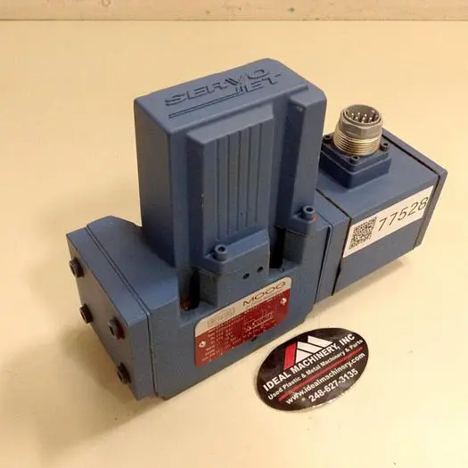 Used MOOG D661Z2902G Valves/Fittings Michigan US | Ideal Machinery #602798