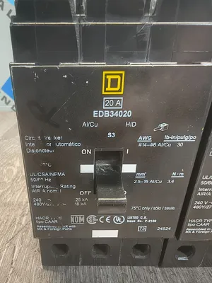 USED SQUARE-D EDB34020