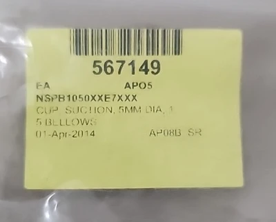 *NEW* [16] Schmalz SPB1 50 Green Suction Cups Size 50 1.5 Bellows + Warranty!