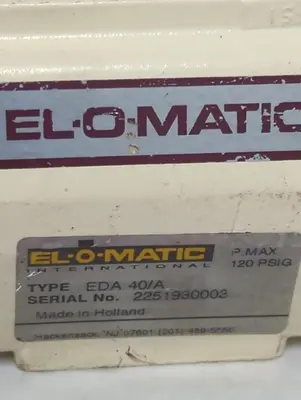Used EL-O-MATIC EDA 40A Rotary Actuators Ohio US | Surplus Asset Holdings #1495572