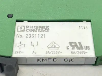Used Phoenix Contact Relay 2961121 PLC-BSC-24DC/21 2966016 LOT OF 3 Relays & Switches Michigan US | Maverick Industrial Sales #1397852