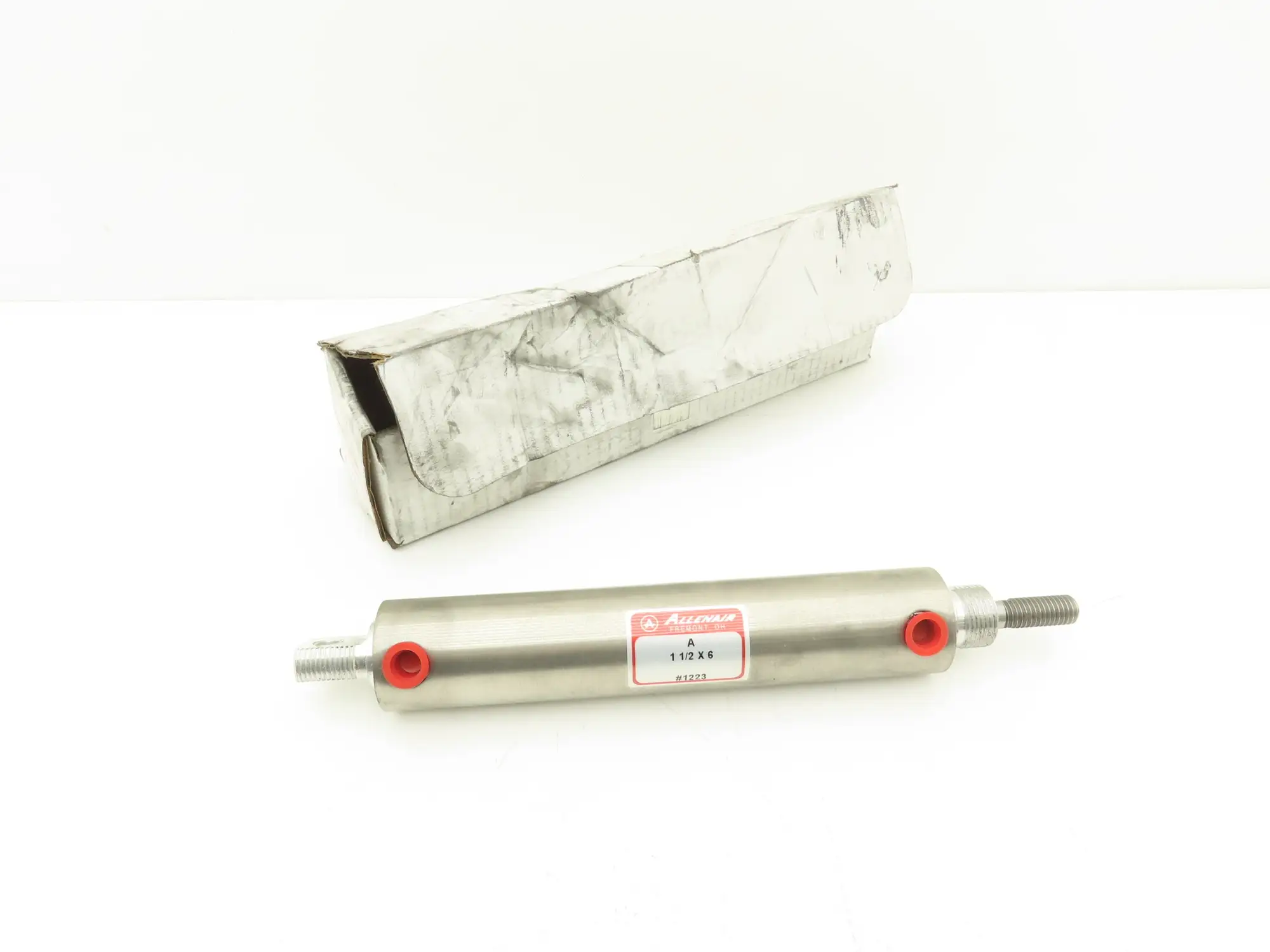 Allenair A 1-1/2 x 6 Stainless Pneumatic Air Cylinder 1.5" Bore 6" Stroke