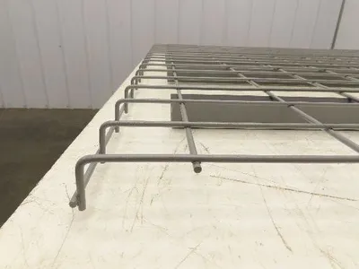 New Pallet Rack Wire Deck 42x46" Waterfall 4 Step Channel Racking 3500lb Mesh