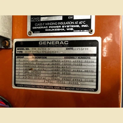 Generac 300 kW 277/400 Volt Diesel Generator