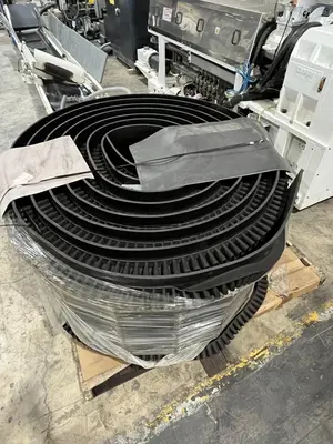 Bunting Used Magnetic Separator System and Conveyor, 26" Wide, yr. 2012