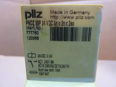 USED PILZ PNOZX8P24VDC3N/O2N/C2SO