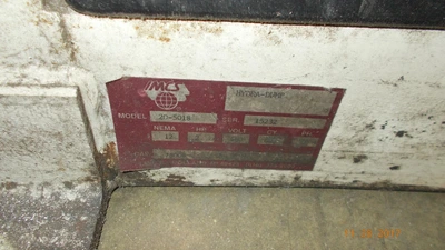IMCS Model 20-5018 Hydraulic Dumper 2500 lb. cap. (2)