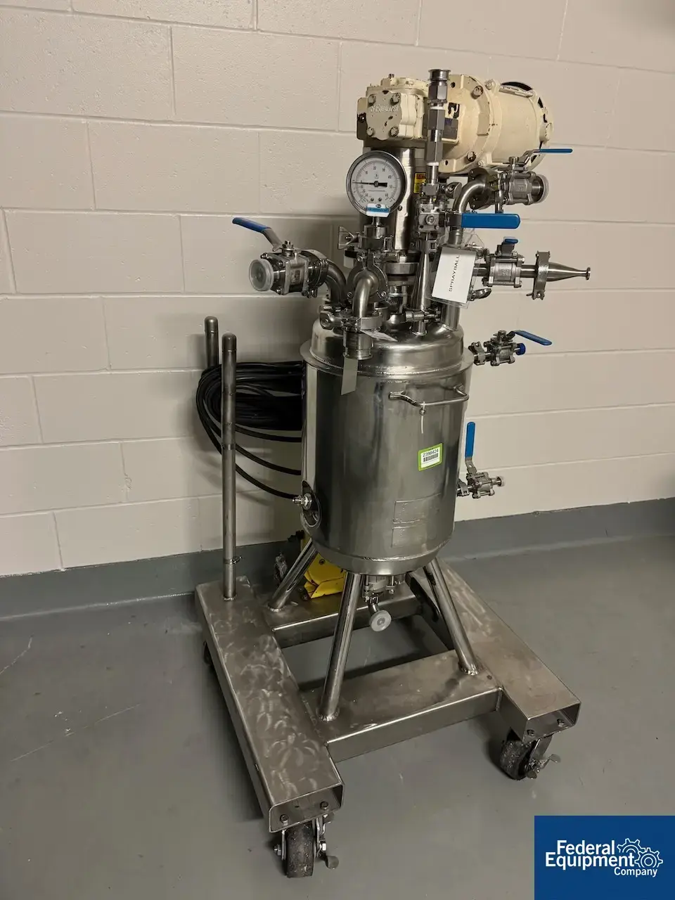 USED Alloy Products 10 Gal Alloy Products Reactor, 316L S/S, 75/50#