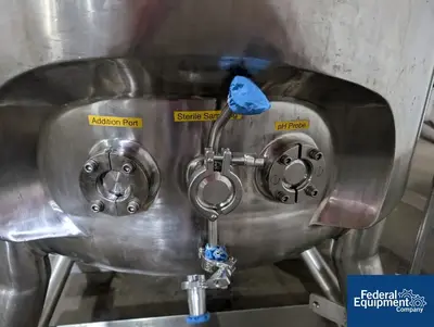 USED Pure-Flo Precision 500 Liter Pure Flo Precision Reactor, AL6XN S/S, 45/125#