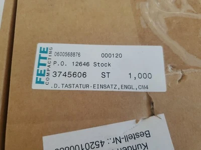 NEW Fette 3745606