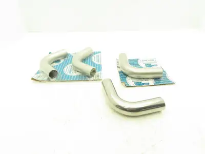 A & N 90 Degree Butt Weld Vacuum Elbow 1-1/2" Stainless Steel Lot of 4