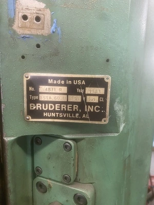 Used 1983 BRUDERER BSTA60II High Speed Production Presses New Jersey US | National Machinery Exchange #1498897