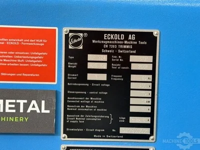 Used ECKOLD KF 324 Shapers NL | Mach 4 Metal #1493467