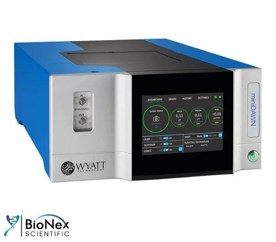 Used WYATT MINIDAWN & OPTILAB HPLC Detectors New Jersey US | Bionex Scientific LLC #800418