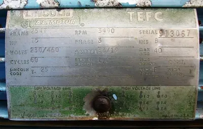 Pump, Centrif., 15 HP, S/st, 2" x 1", Worthington, #S730032