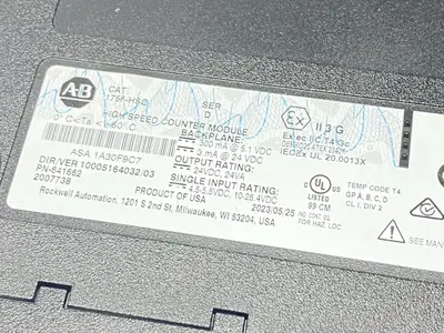 USED ALLEN BRADLEY SER D CONTROLLOGIX HIGH SPEED COUNTER MODULE