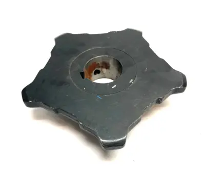USED BARNES FLAME-CUT SKIP-TOOTH SPROCKET, 5-TOOTH, 2-7/16" BORE