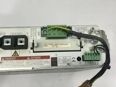 USED INDRAMAT AC SERVO CONTROLLER W/ FWC-DSM2.1-SSE-02VO9-MS DSS1.3