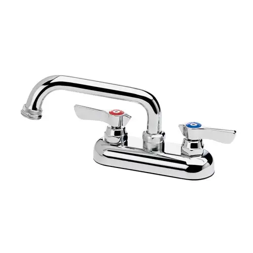 Krowne 11-450L Deck Mount Laundry Faucet - 6" Swing Spout, 4" Centers