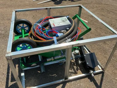 New JCT DB500 Dustless Blasting Unit, Includes SHWL Sand Blast Hose W.P. : 1.2 MPa, Approximately 53...