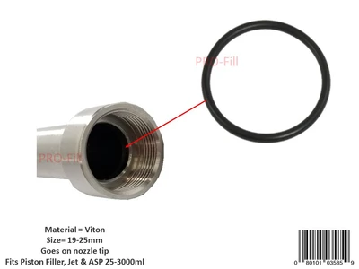 Nozzle Tip O-Ring (Silicone / Viton)