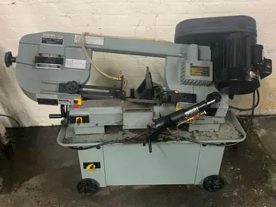 5972-600 Enco 7″ x 12″ Manual Combo Horizontal & Vertical Bandsaw, Coolant System, New 2004